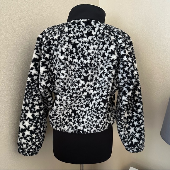 Free People Movement Hit The Slopes Fleece Jacket Starry Eyed Black Combo XS - Picture 11 of 16